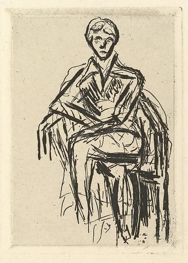 Josette Gris– Figure in an Armchair