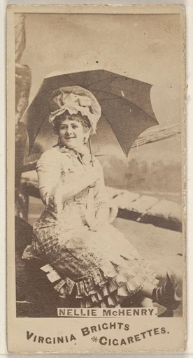 Nellie McHenry, from the Actors and Actresses series (N45, Type 1) for Virginia Brights Cigarettes