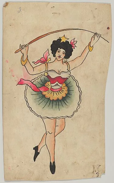 Tattoo Design of a Female Performer — Clark & Sellers