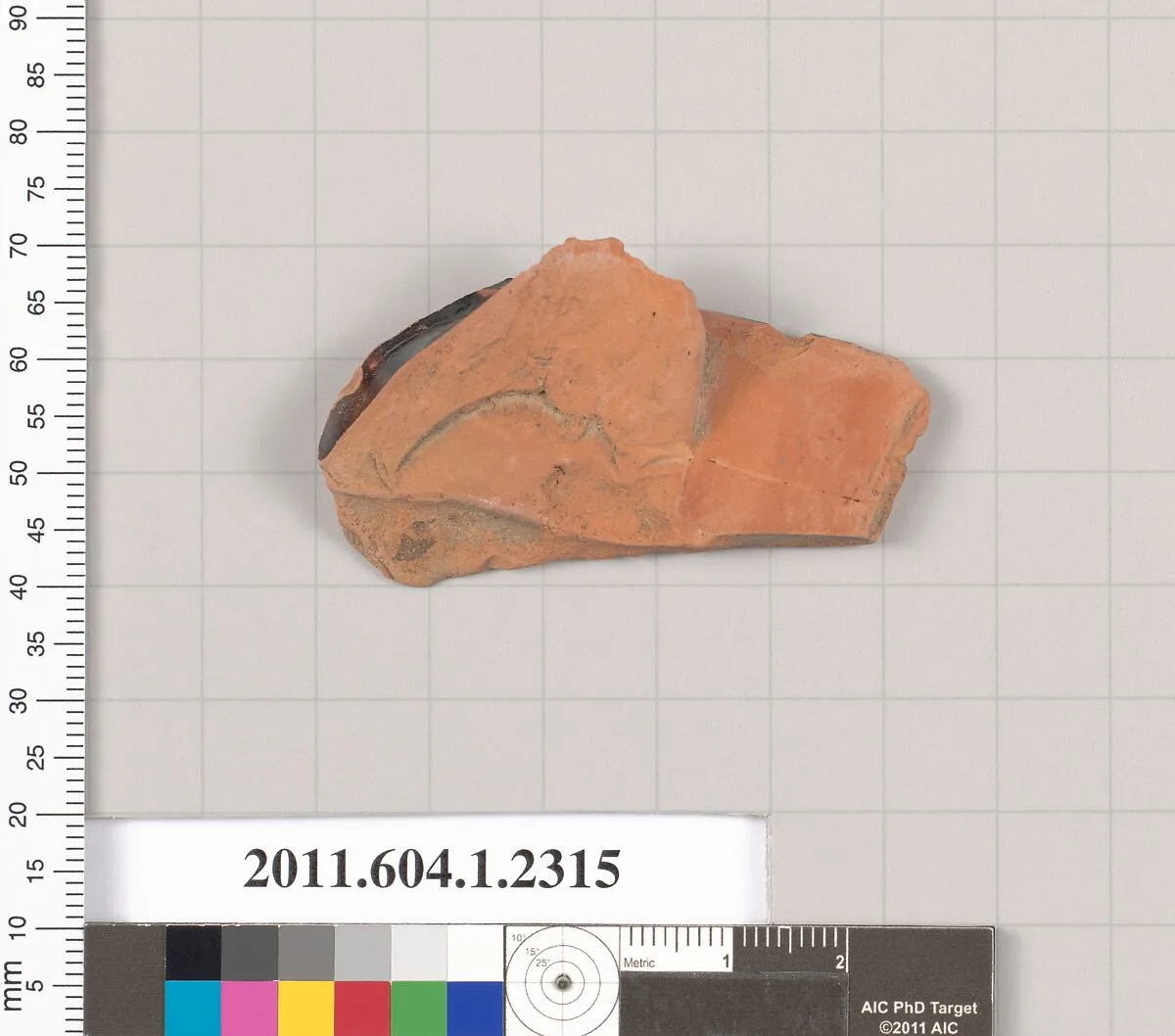 Terracotta fragment of a kylix (drinking cup) — Unknown