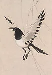 現代 徐悲鴻 柳鵲圖 軸|Flying Magpie — Xu Beihong