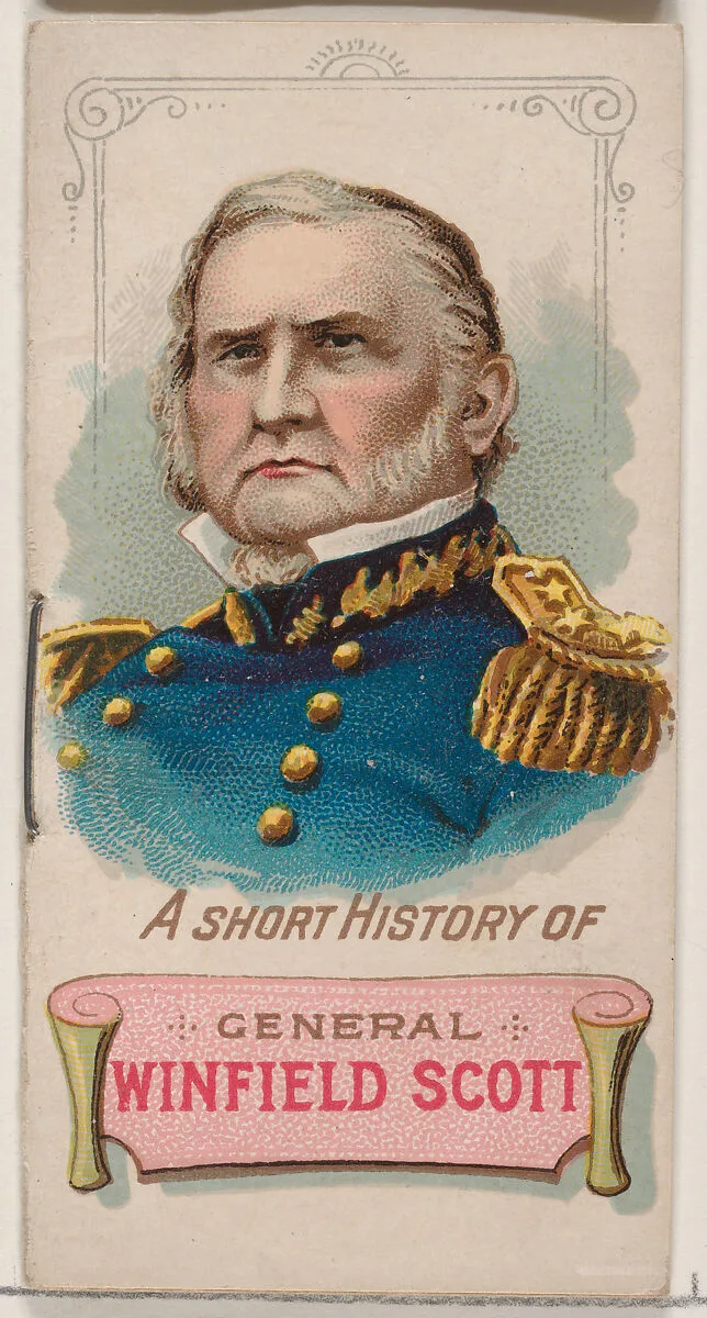 A Short History of General Winfield Scott, from the Histories of Generals series of booklets (N78) for Duke brand cigarettes — W. Duke, Sons & Co.|Knapp & Company