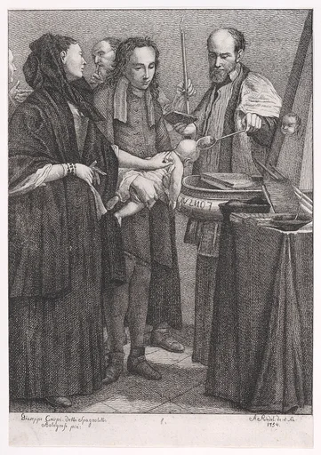 Baptism, from "The Seven Sacraments"