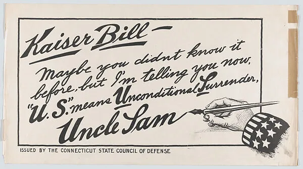 Kaiser Bill — Connecticut State Council of Defense