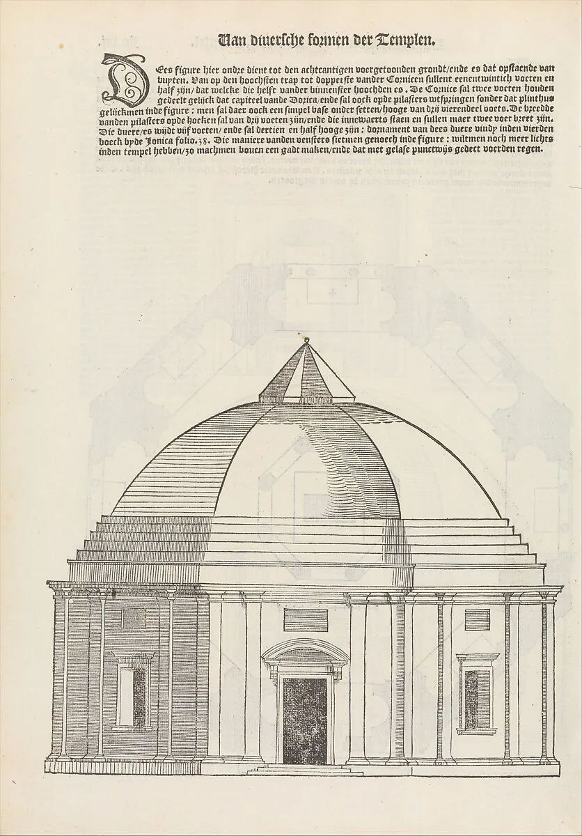 Den eersten (-vijfsten) boeck van architecturen — Sebastiano Serlio|Gillis Coppens van Diest|Pieter Coecke van Aelst|Hendrick Hondius I