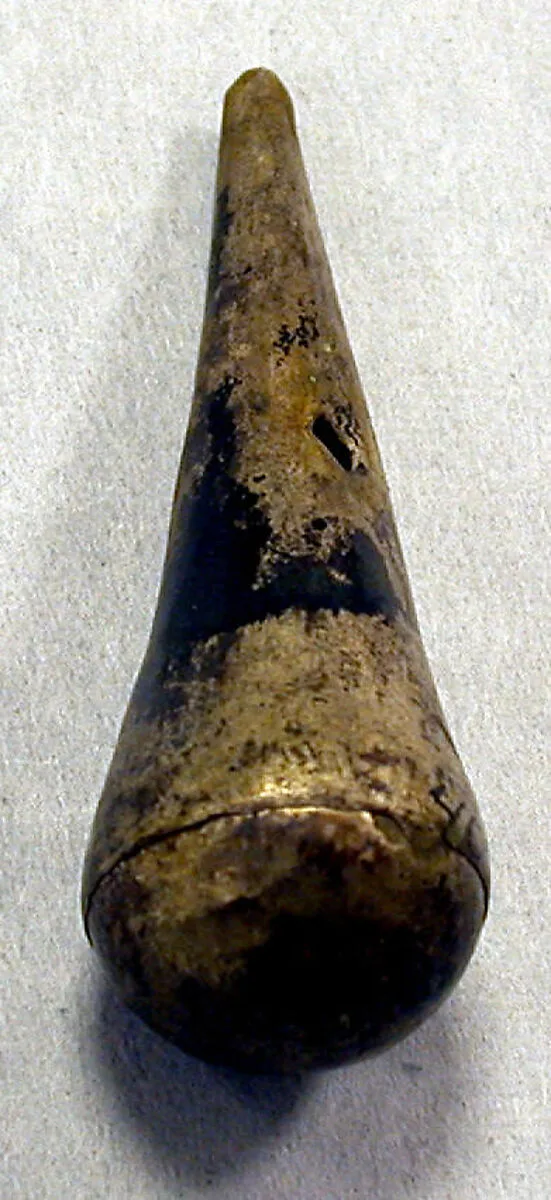 Hammered Silver Cone Ornament — Unknown