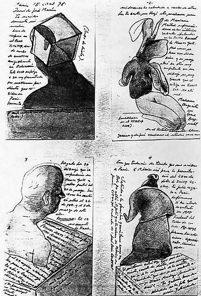 Self-Portraits in the Vitatop Club — José Luis Cuevas