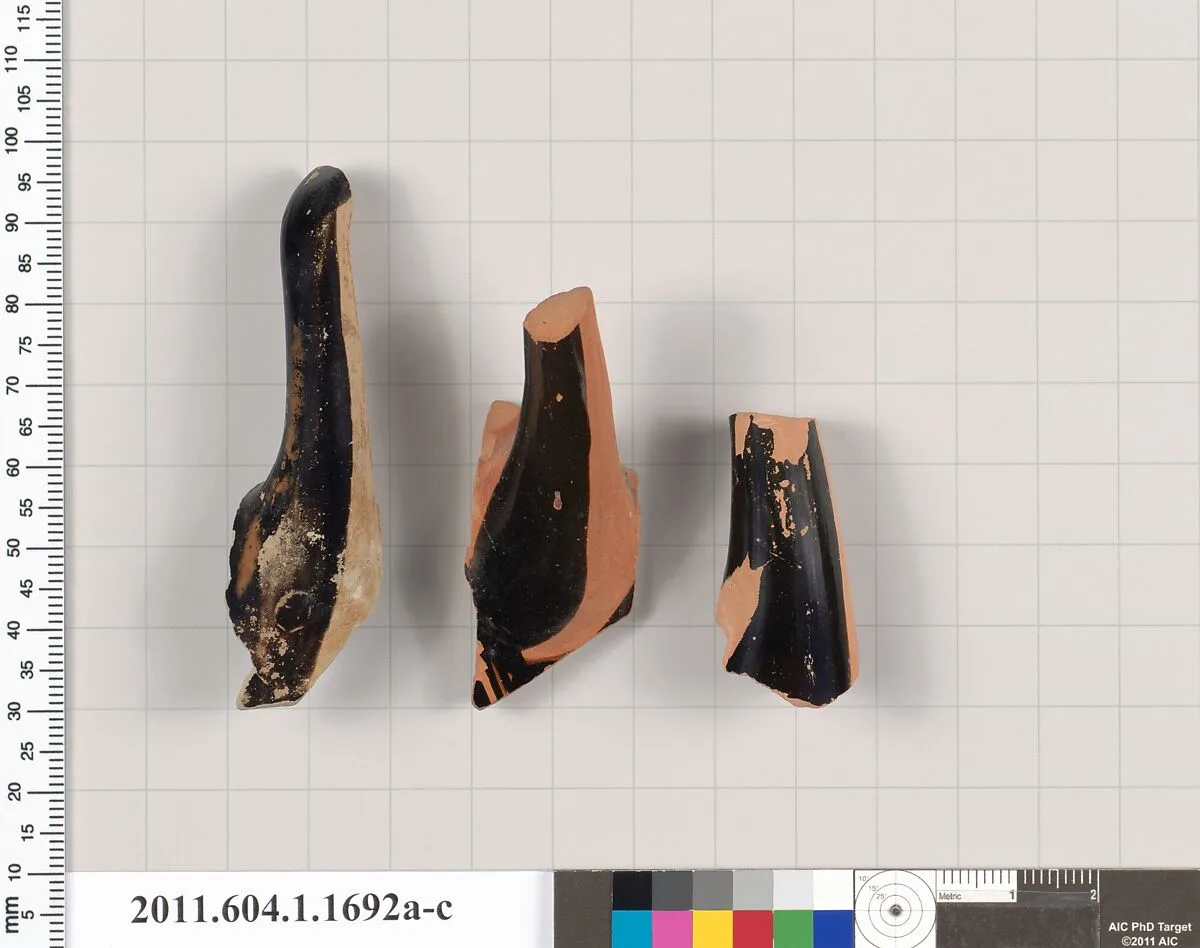 Terracotta fragments of kylikes (drinking cups) — Unknown