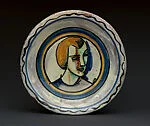 Plaque with woman's head
