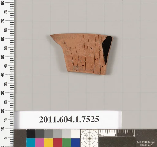Terracotta fragment of a kylix (drinking cup)