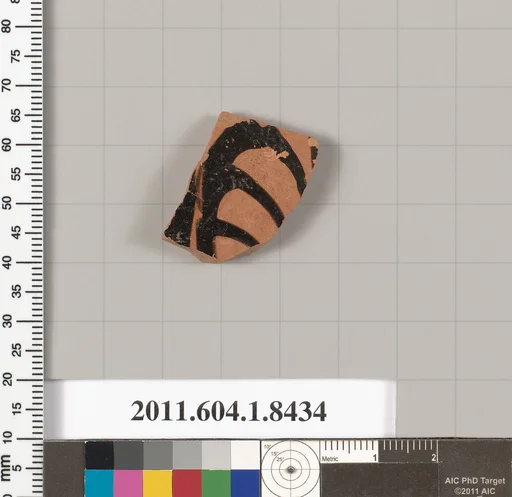 Terracotta fragment of a kylix (drinking cup)