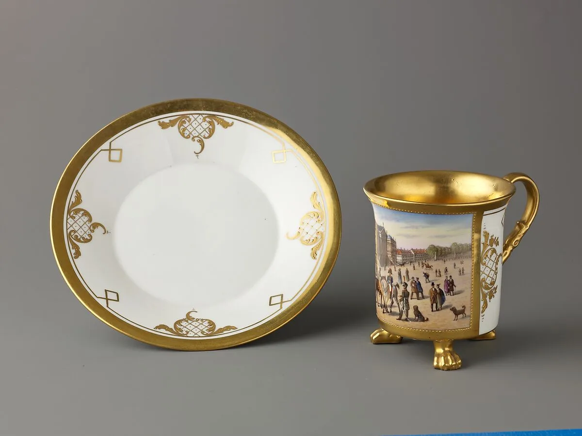 Cup and saucer — Royal Porcelain Manufactory (Königliche Porzellan-Manufaktur), Berlin