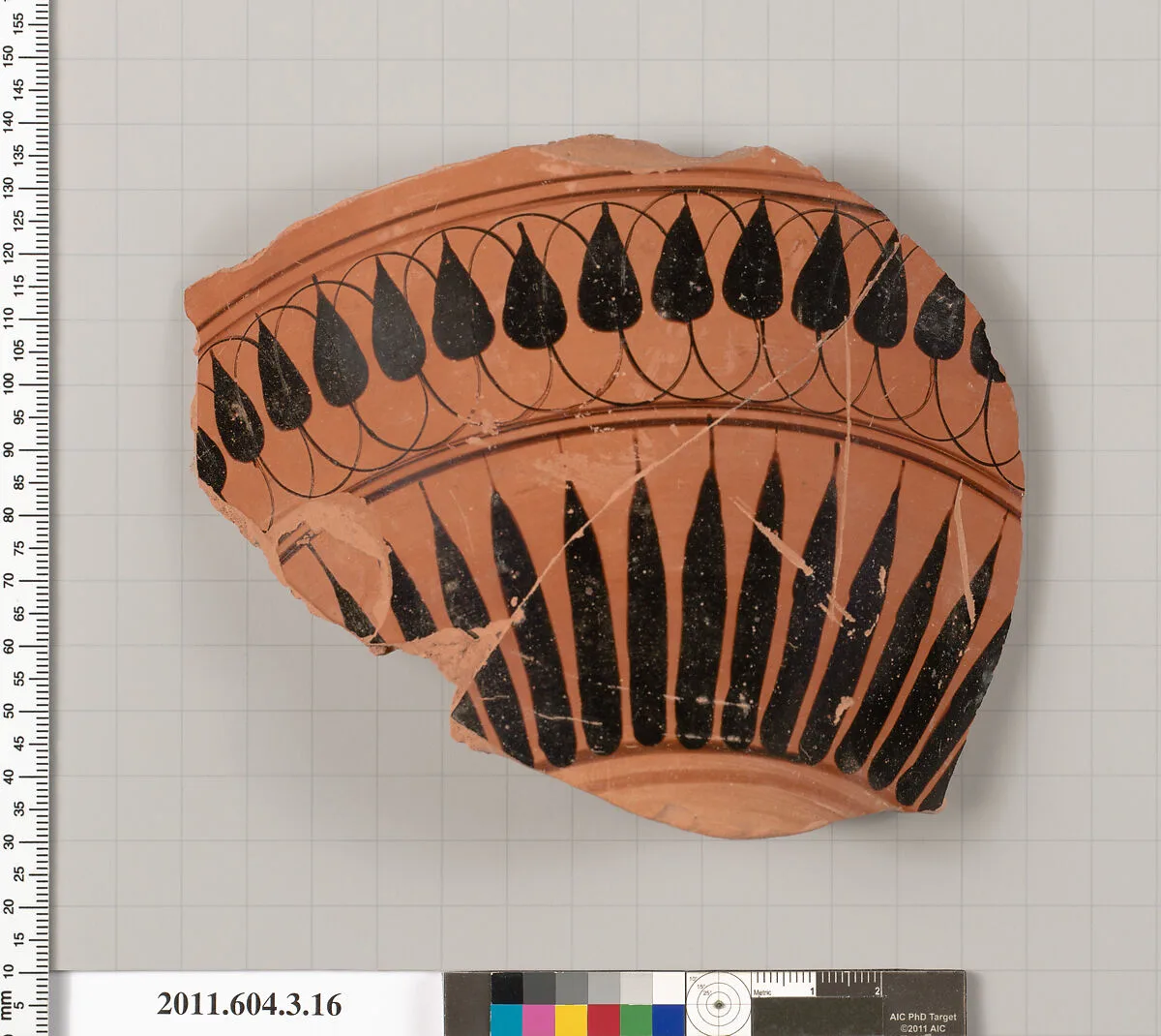 Terracotta fragment of an neck-amphora (jar) — Unknown