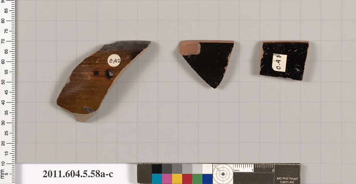 Terracotta rim fragments of kylikes (drinking cups) — Unknown