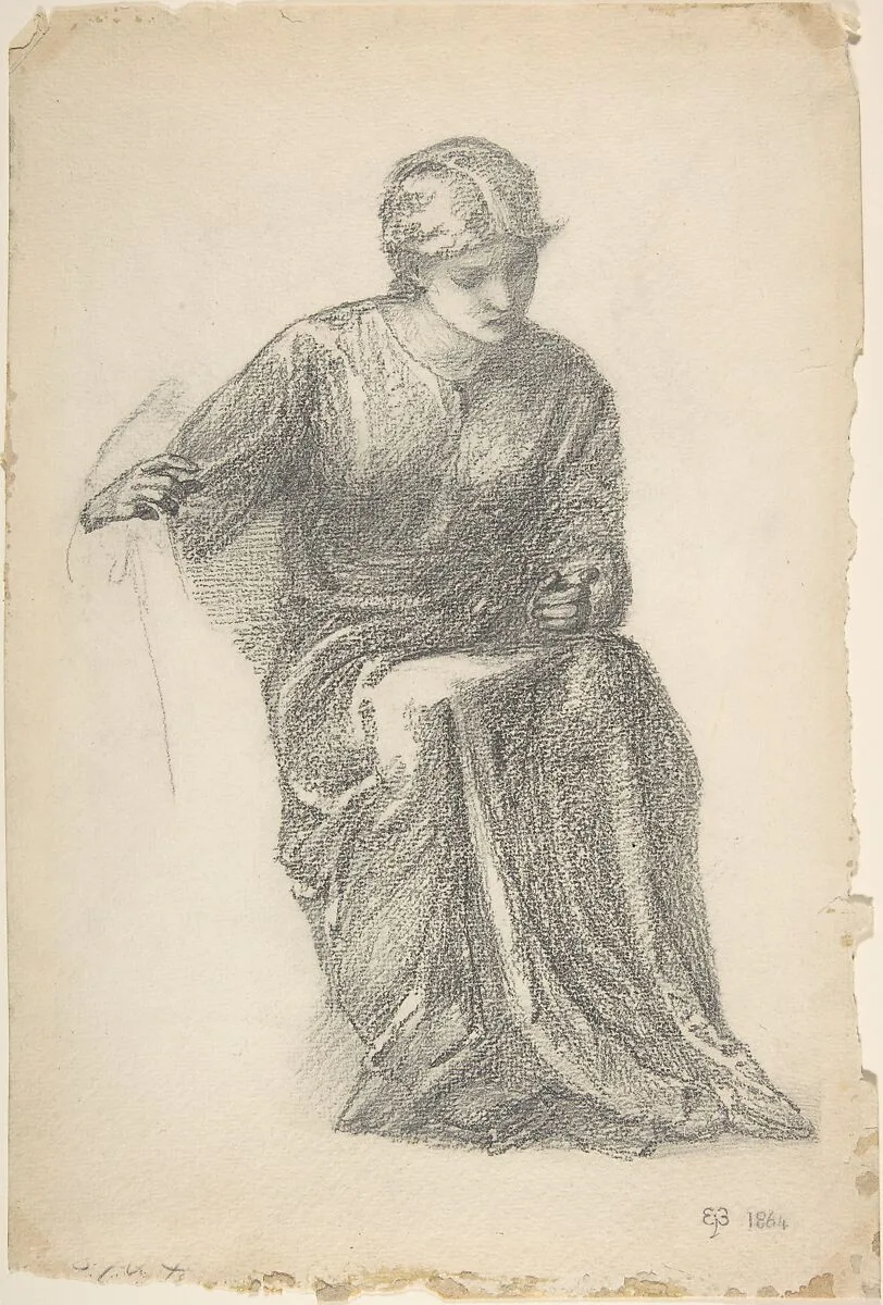 Seated Woman — Sir Edward Burne-Jones