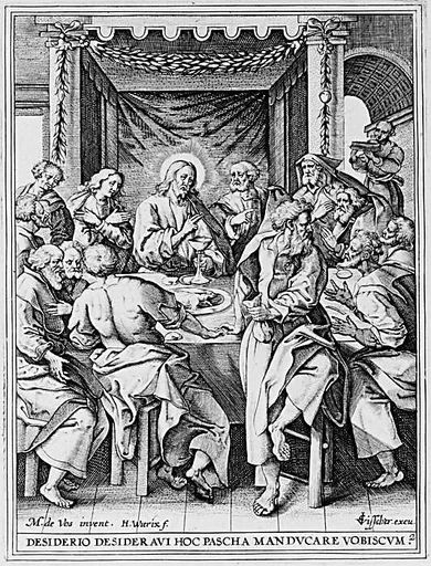 The Last Supper (Desiderio Desideravi), from "The Passion of Christ (Passio Domni Nostri Jesu Christi)"