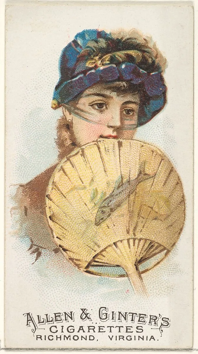 Plate 29, from the Fans of the Period series (N7) for Allen & Ginter Cigarettes Brands — Allen & Ginter|Schumacher & Ettlinger