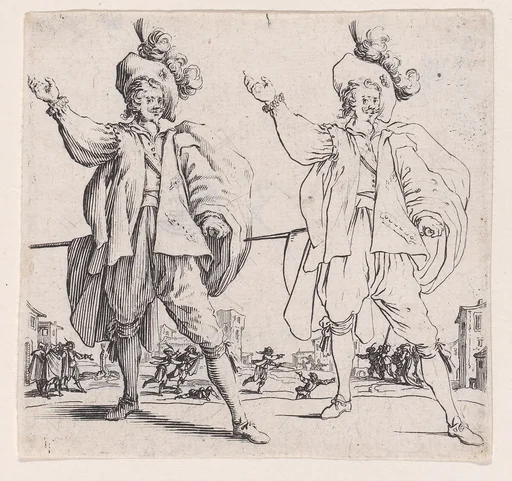 L'Officier Tenant son Épée Horizontale (The Officer Holding his Sword Horizontally), from Varie Figure (Various Figures)