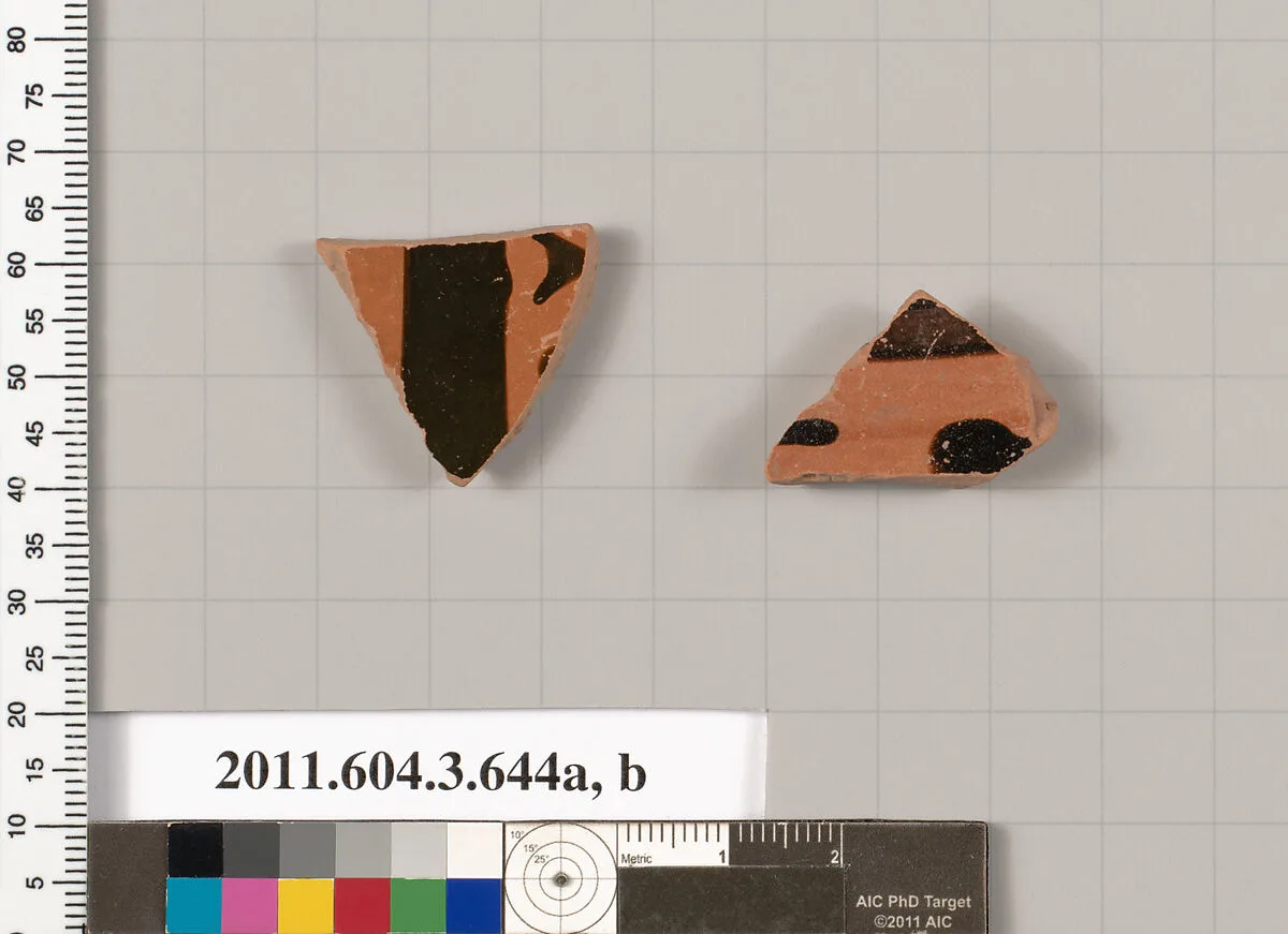 Terracotta fragments of column-kraters (bowls for mixing wine and water)? — Unknown
