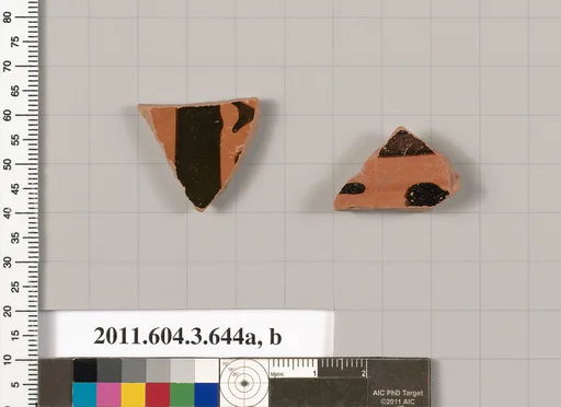 Terracotta fragments of column-kraters (bowls for mixing wine and water)?