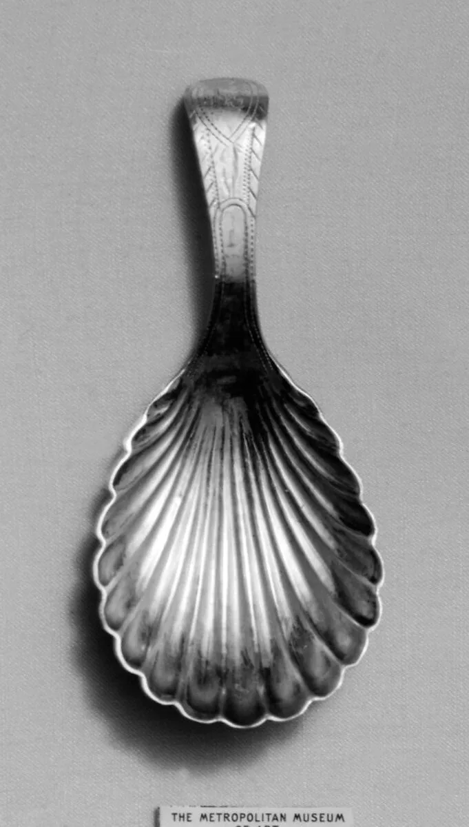 Spoon caddy — T. W., London