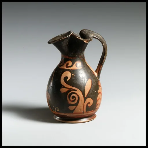 Terracotta oinochoe: chous (jug)