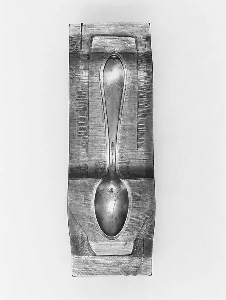 Die for lower section of Hudson-Fulton Celebration Souvenir Spoon — Tiffany & Co.