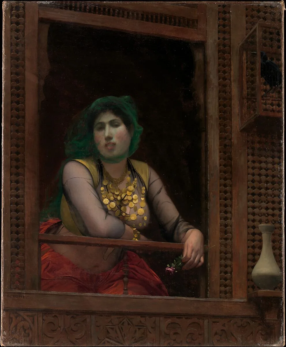 Woman at a Balcony — Jean-Léon Gérôme