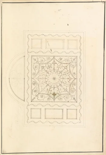 Design for Ceiling of Ladies' Dressing Room at the Pantheon, Oxford Street, London