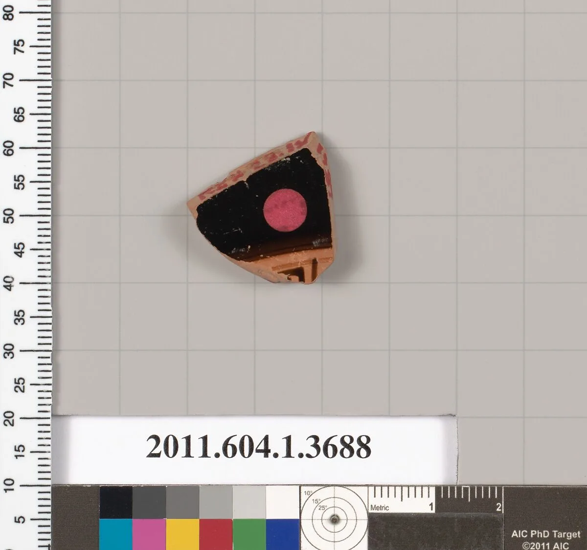 Terracotta fragment of a kylix (drinking cup) — Unknown