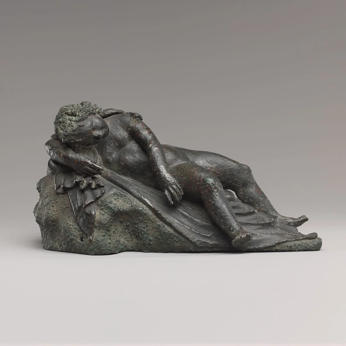 Bronze statuette of Eros sleeping — Unknown