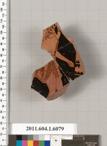 Terracotta fragment of a kylix (drinking cup)
