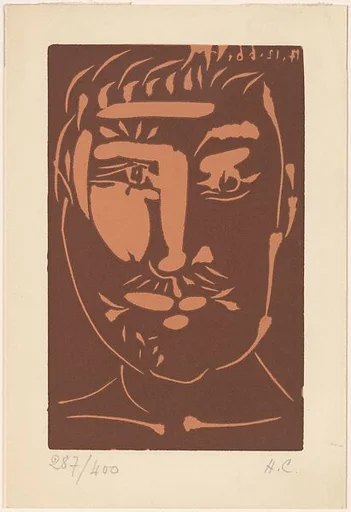 Head of a Man with a Mustache