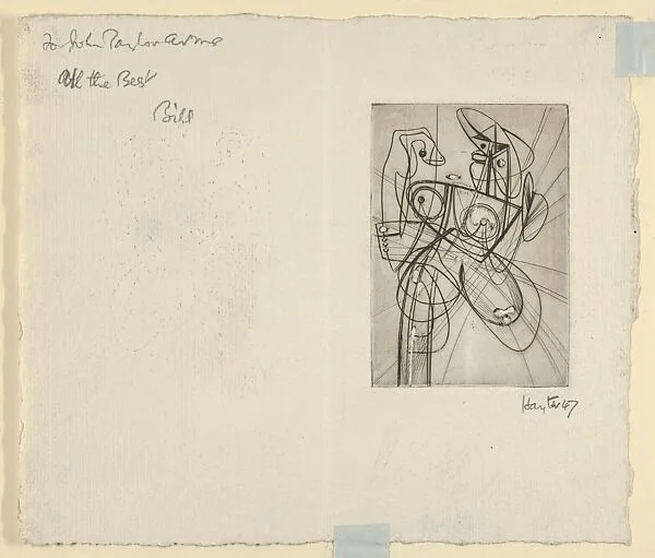 (Cérès), Greeting Card for 1947–48 — Stanley William Hayter