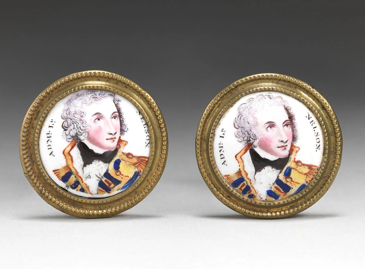 Pair of mirror knobs — Unknown