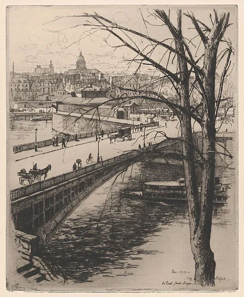The Pont Saint-Louis, Paris — Eugène Béjot