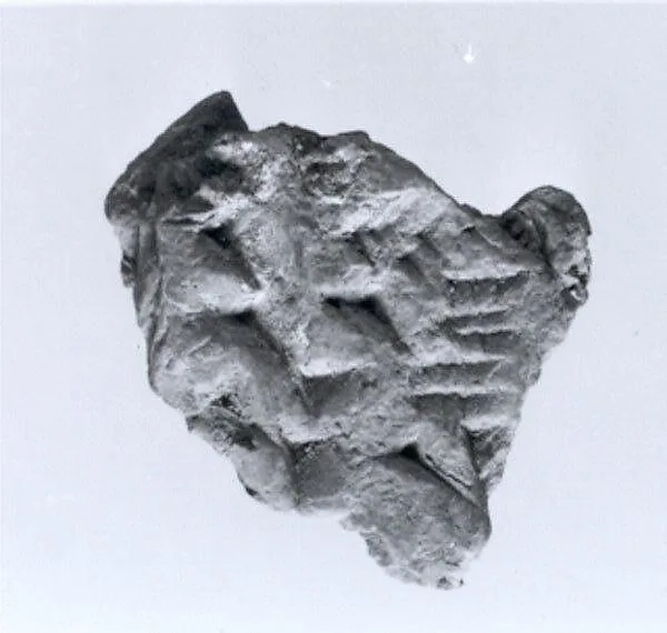 Cuneiform tablet: fragment of a table of reciprocals — Unknown