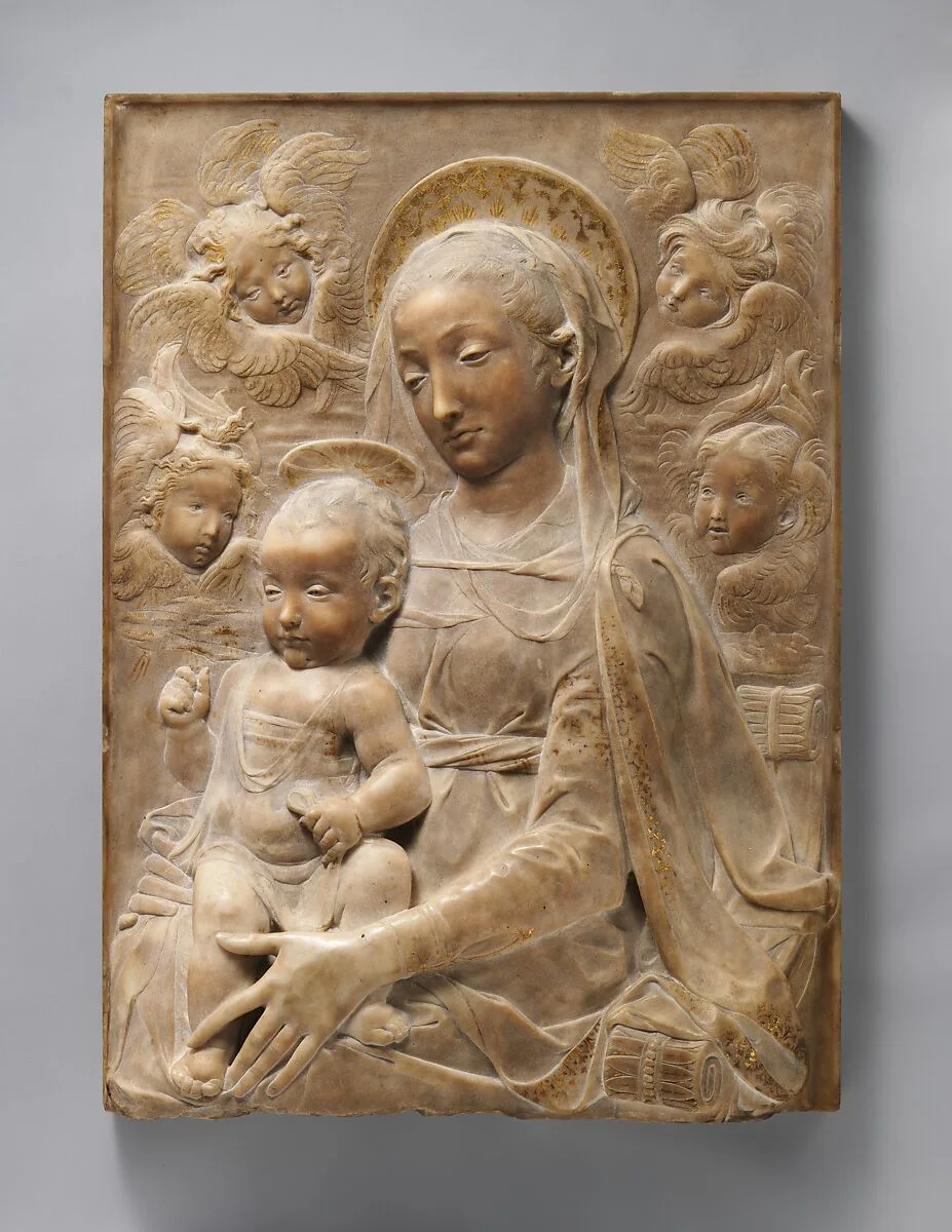 Madonna and Child with Angels — Antonio Rossellino