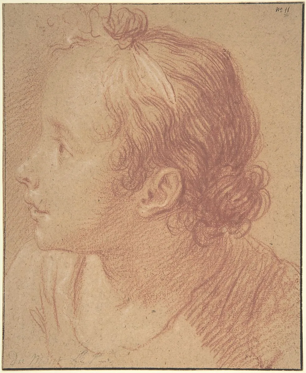 Head of a Young Girl — Jacques Dumont, called le Romain
