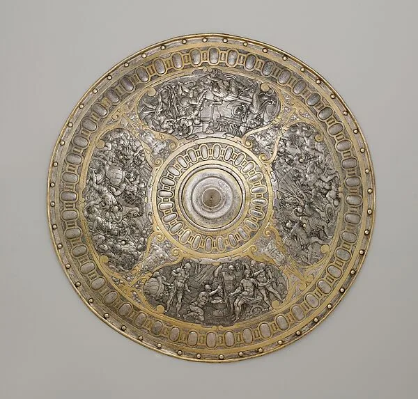 Electrotype Reproduction of a 16th Century Italian Shield — Elkington & Co.