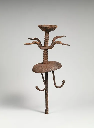 Iron candelabrum