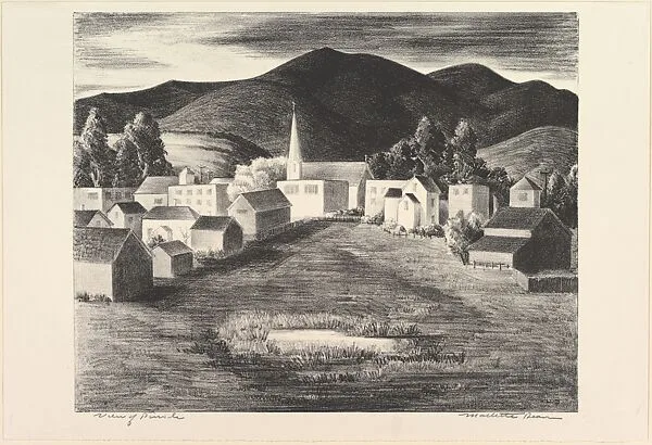 View of Pinole — Harold Mallette Dean|WPA