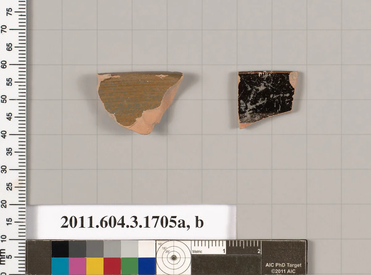 Terracotta rim fragments of kylikes: Band cups (drinking cups) — Unknown