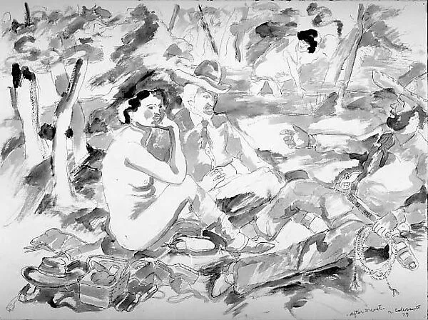 Dejeuner Sur L'herbe III — Robert Colescott
