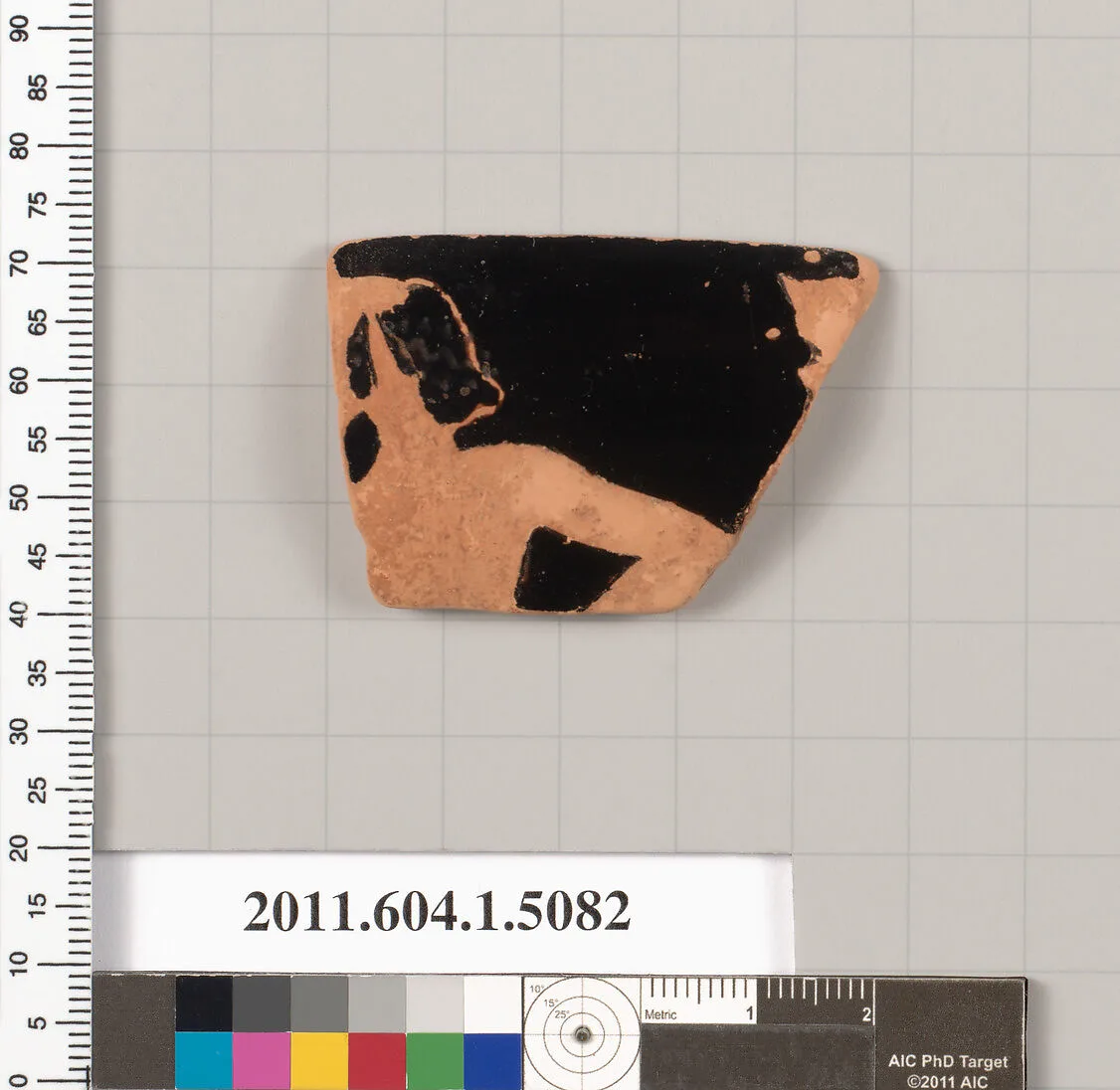 Terracotta rim fragment of a kylix (drinking cup) — Unknown