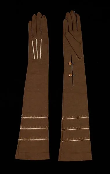 Evening gloves — Unknown