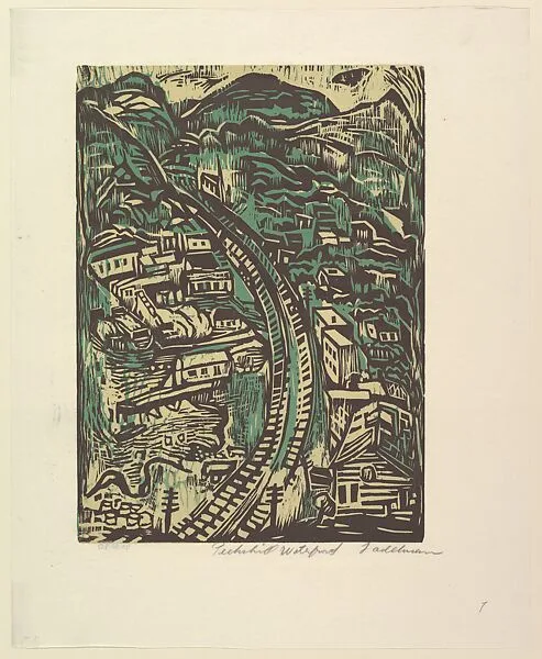 Peekskill Waterfront — Lillian Adelman|WPA