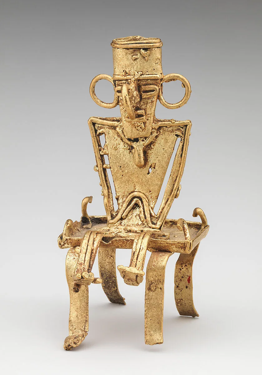 Male Figure on Stool (tunjo) — Unknown