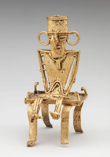 Male Figure on Stool (tunjo)