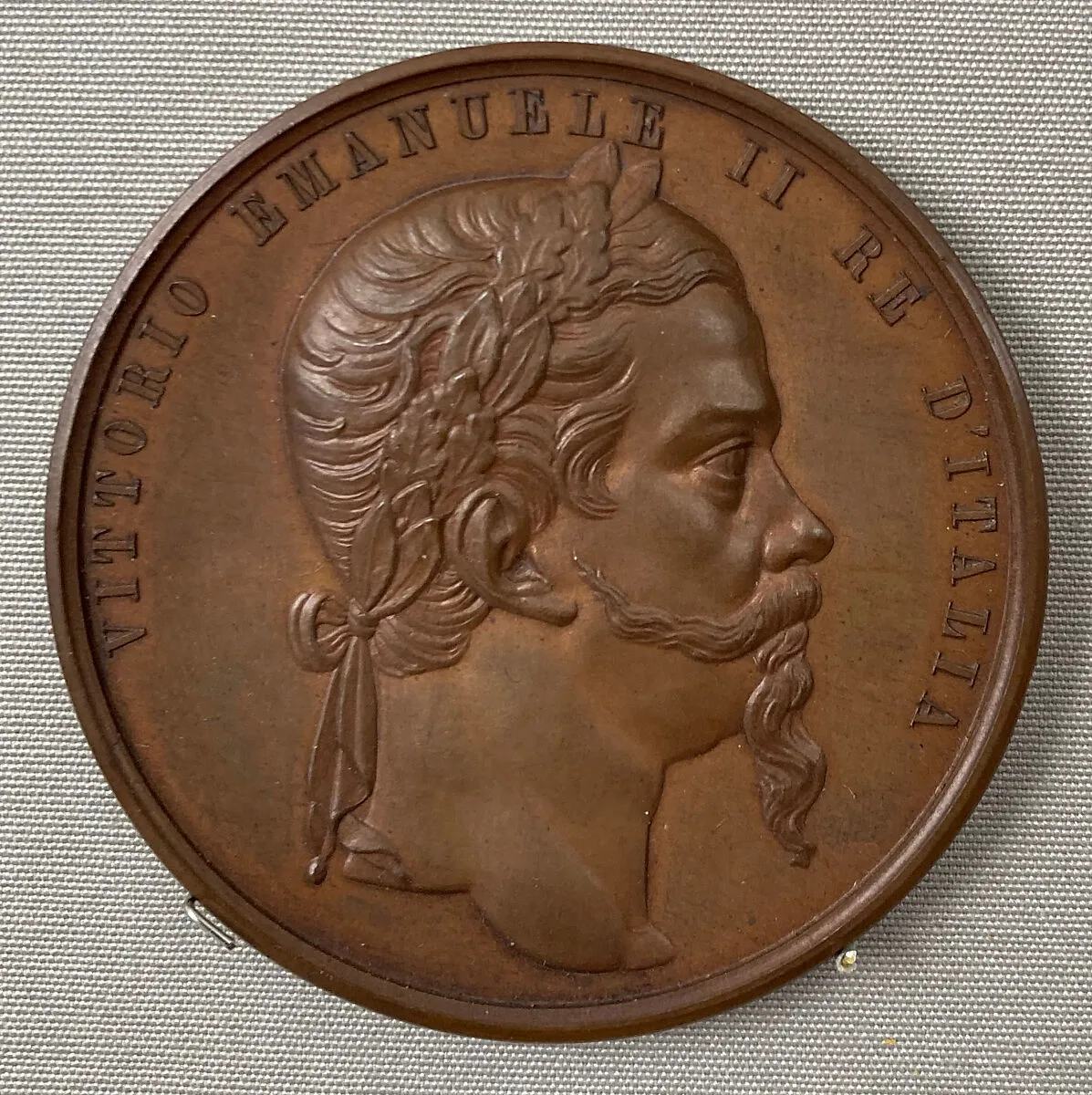 Complimentary Medal of Victor Emanuel, King of Italy, on the Completion of the Suez Canal, 1869 — E. Trotin
